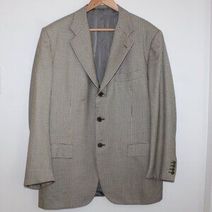 KITON plaid 100% Cashmere Lineden 3-button sport coat